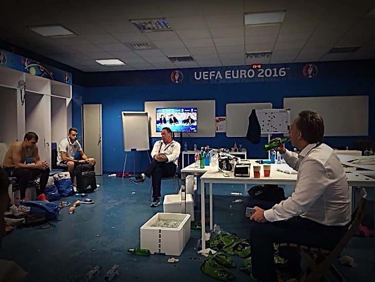 Сборная России после игры с англичанами