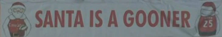 Santa is a gooner!!!