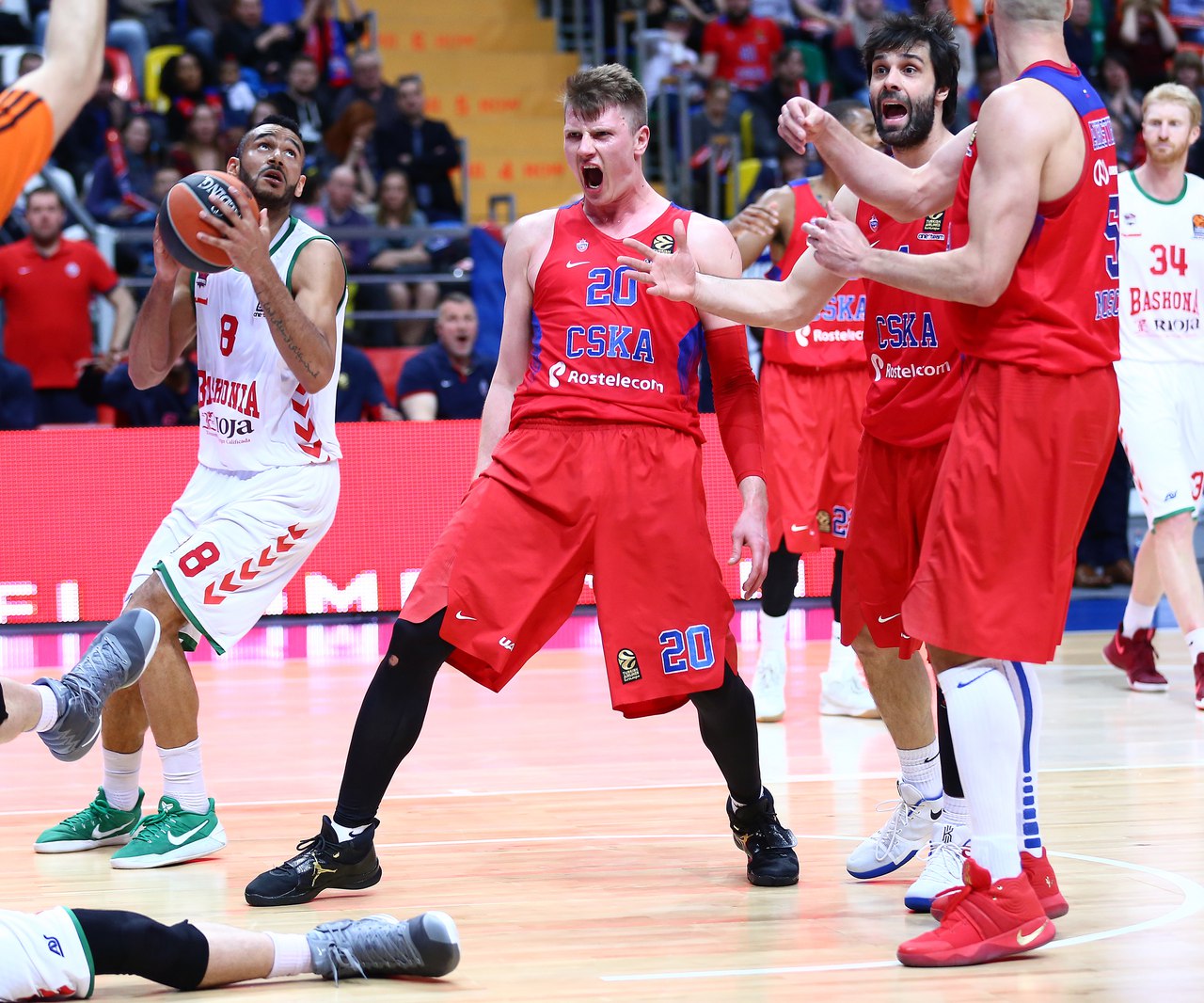 Баскетбол - фото, ЦСКА, Turkish Airlines EuroLeague, Баскония