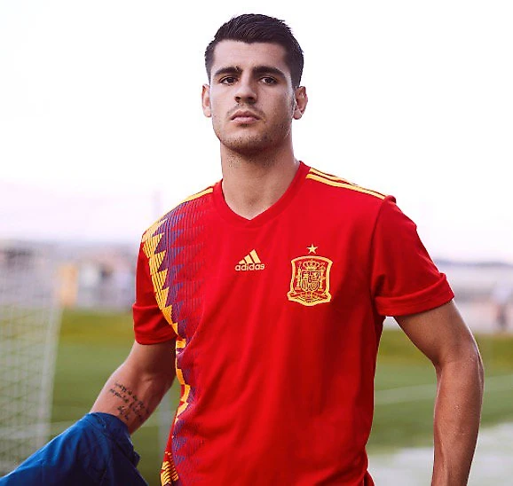 Spain reveal their World Cup 2018 kit.