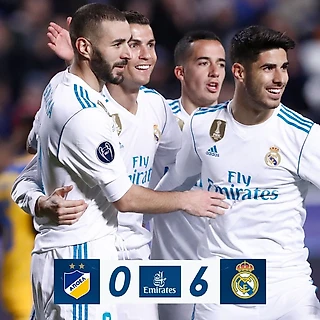 АПОЭЛ - Реал Мадрид. 0-6. Некоторые статистические достижения