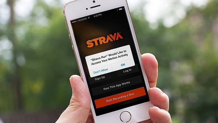 strava на Iphone