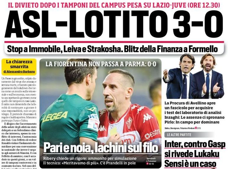 ASL-Лотито 3:0. Заголовки Gazzetta, TuttoSport и Corriere за 8 ноября