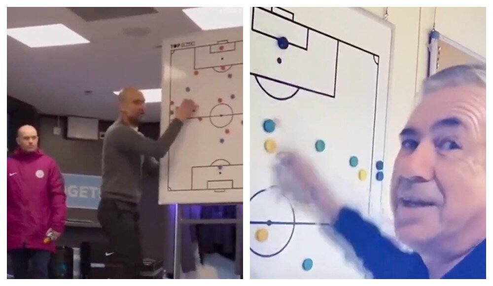 Клубы, Реал Мадрид, Манчестер Сити, Лига чемпионов УЕФА, Карло Анчелотти, Пеп Гвардиола Клубы, Реал Мадрид, Манчестер Сити, Лига чемпионов УЕФА, Карло Анчелотти, Пеп Гвардиола