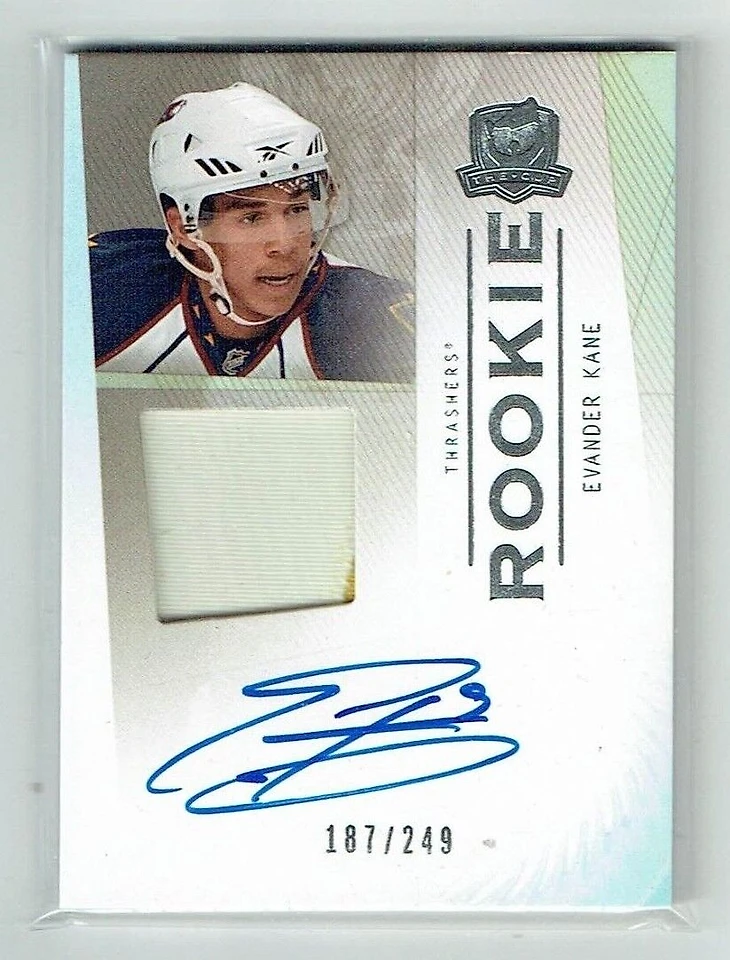 09-10 UD Upper Deck The Cup Evander Kane /249 Rookie Patch Auto | eBay