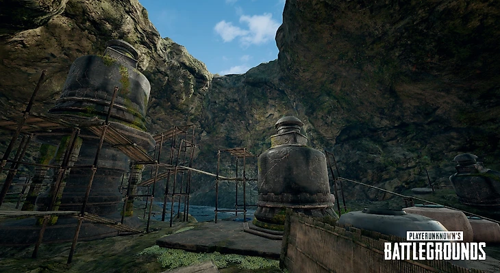 Карта Sanhok в игре PUBG