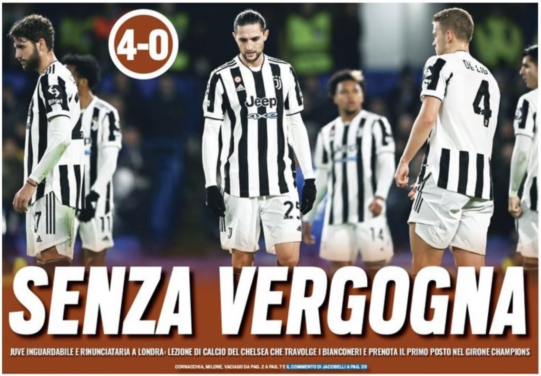 Без стыда. Заголовки Gazzetta, TuttoSport и Corriere за 24 ноября