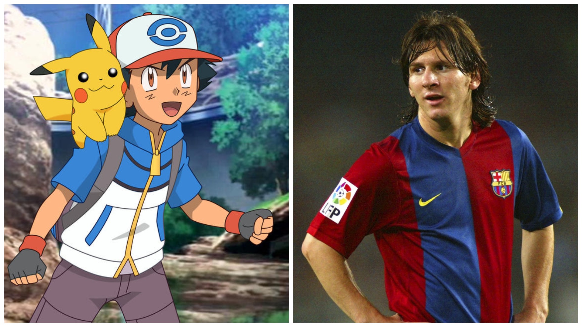 O que Messi e Ash Ketchum, de Pokémon, têm em comum