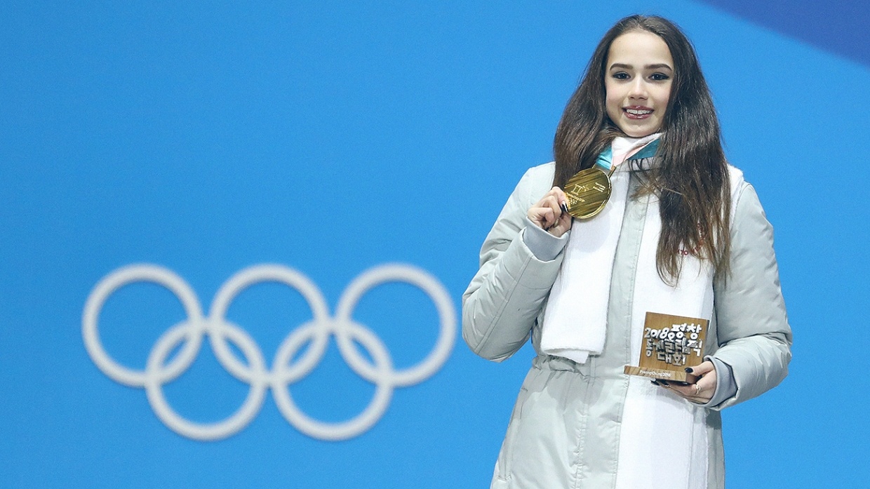 23 февраля 2018 Алина Загитова выиграла на Олимпийских играх!
