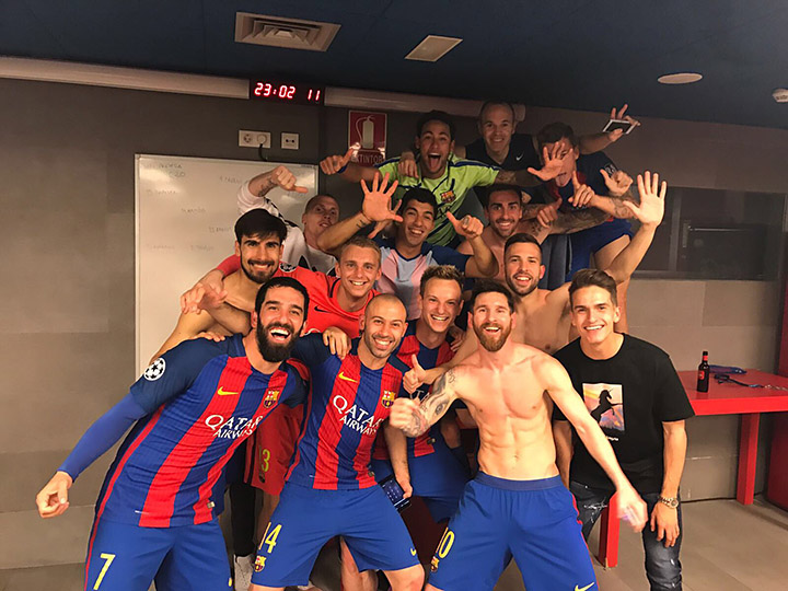 Барселона, ПСЖ, Лига чемпионов УЕФА