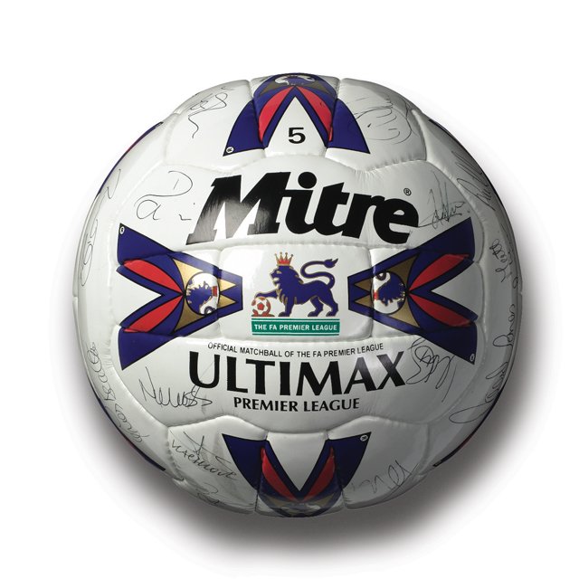 Ball с английского на русский. Мяч Mitre Ultimax. Mitre Ultimax. Футбольные мячи итальянской Лиги 90-х годов. История мячей АПЛ Mitre.