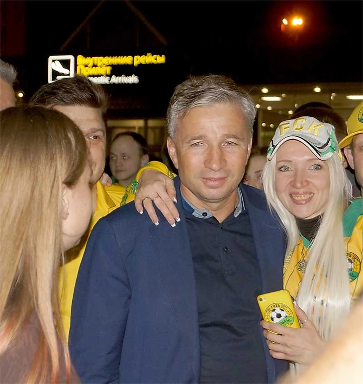 Петреску с болельщиками Кубани