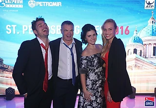 Анастасия Буханко на вечеринке игроков St. Petersburg Open