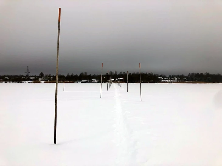 Ледовая переправа через Волго-Балт
