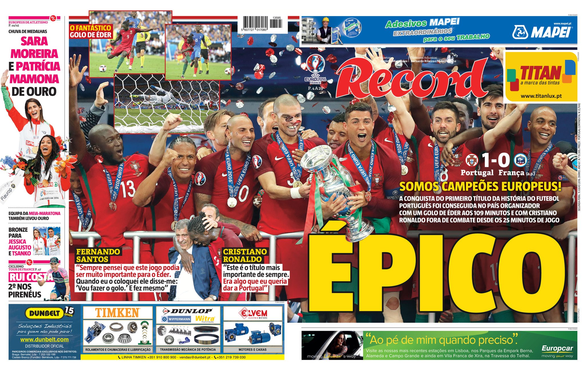 Сборная Португалии по футболу, обзор прессы, Евро-2016, Сборная Франции по футболу