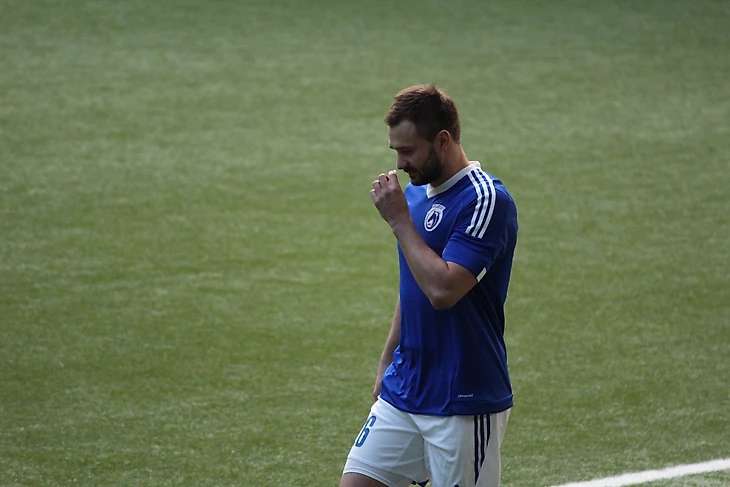 Дмитрий Сычёв в составе &quout;Окжетпеса&quout; Фото: vesti.kz