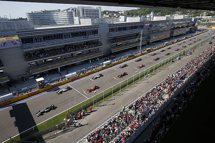 Стартовая решетка Гран-При России