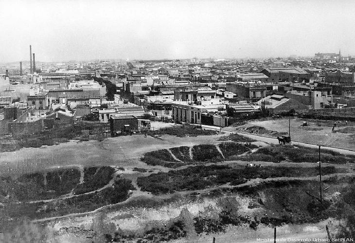 Вид на Баррио «Парке-Патрисьос» 1928
