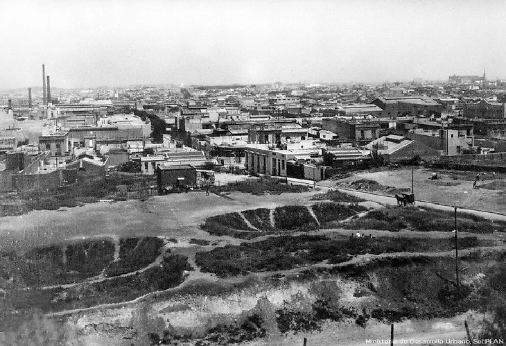 Вид на Баррио «Парке-Патрисьос» 1928