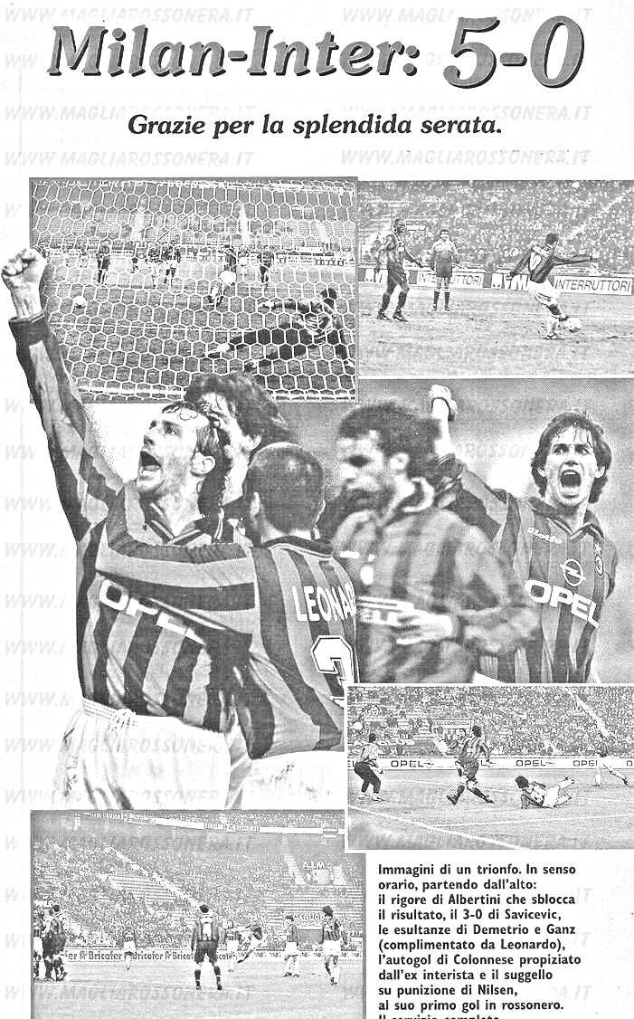 Легенда дерби миланской Мадонны: Январский разгром с пятью голами