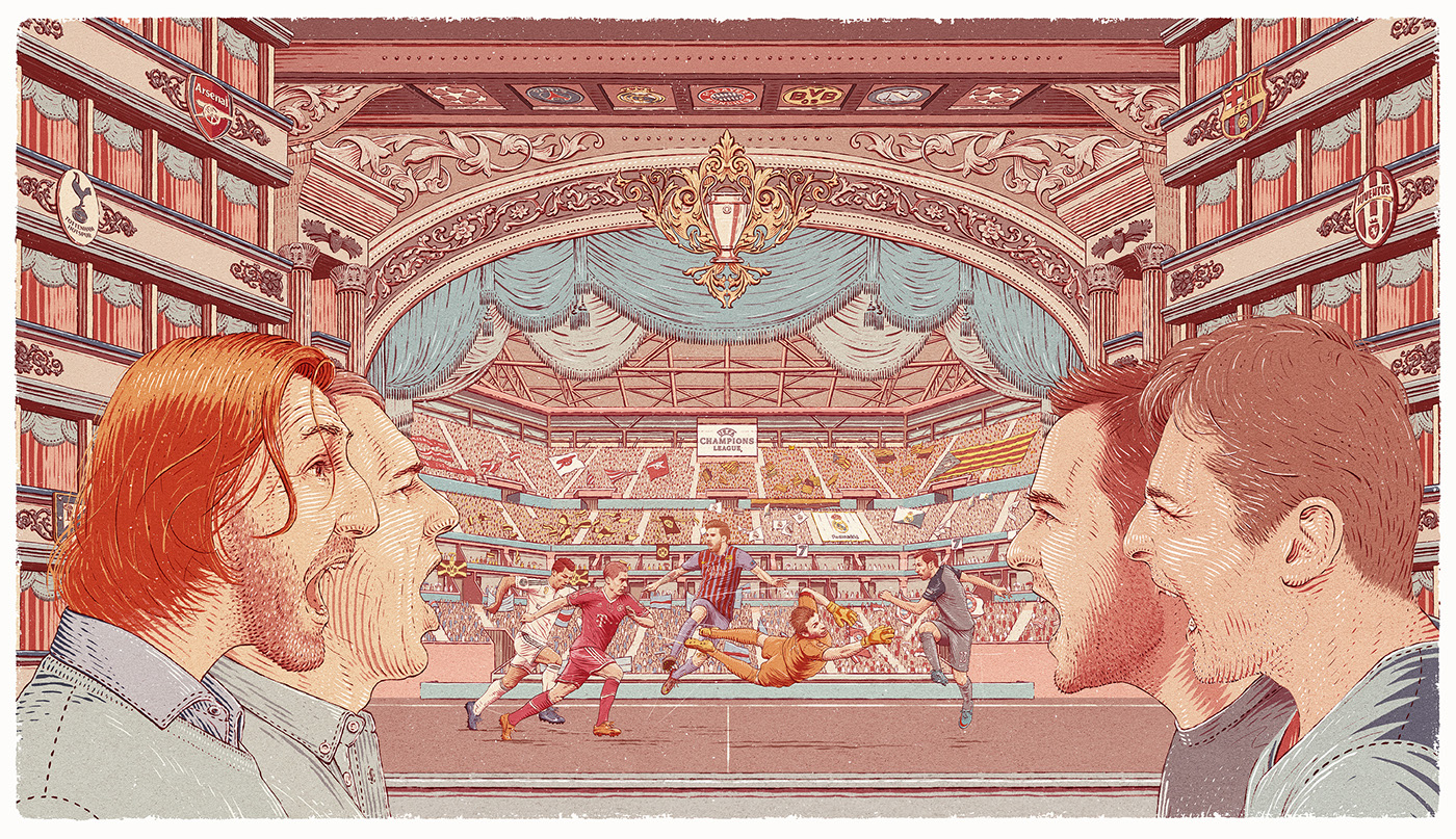 Невероятная иллюстрация для французского «Canal +»