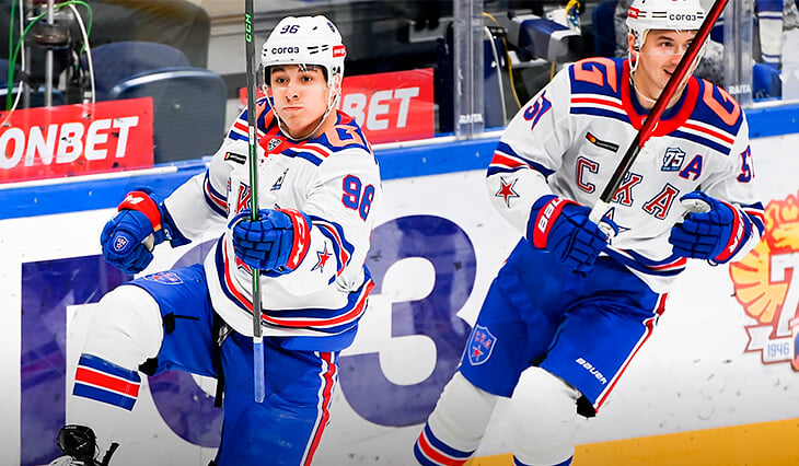 Питер сильнее «Динамо» и в хоккее: СКА выиграл благодаря быстрым голам, дублю Кузьменко и меньшинству