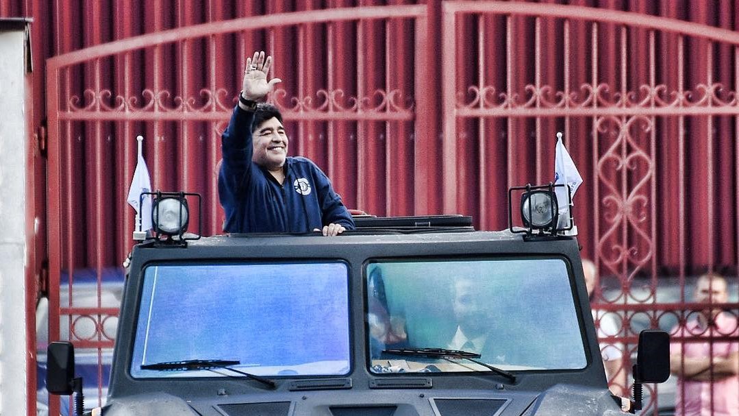 Ничего необычного, просто Марадона приехал в Брест