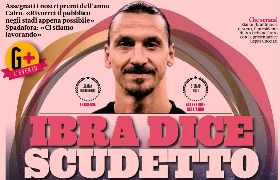 Ибра говорит Скудетто. Заголовки Gazzetta, TuttoSport и Corriere за 15 декабря