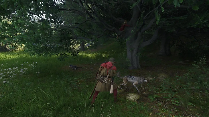 Востатек хоть и пьян, но чуть не погиб от рук бандитов и волчьих когтей