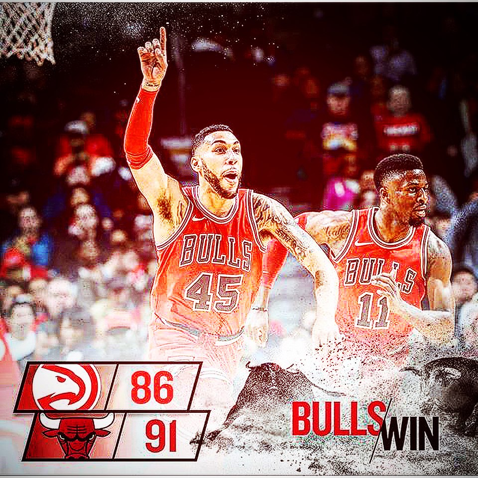 Bulls vs. Hawks: Первая победа быков!!