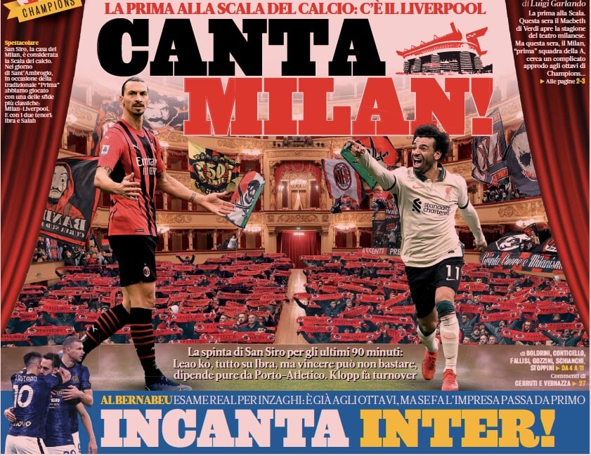 Поёт «Милан»! Заголовки Gazzetta, TuttoSport и Corriere за 7 декабря