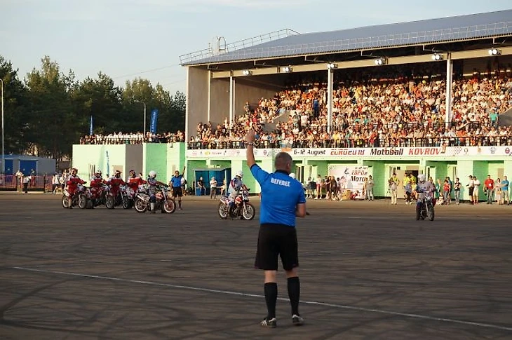 Финал чемпионата Европы по мотоболу