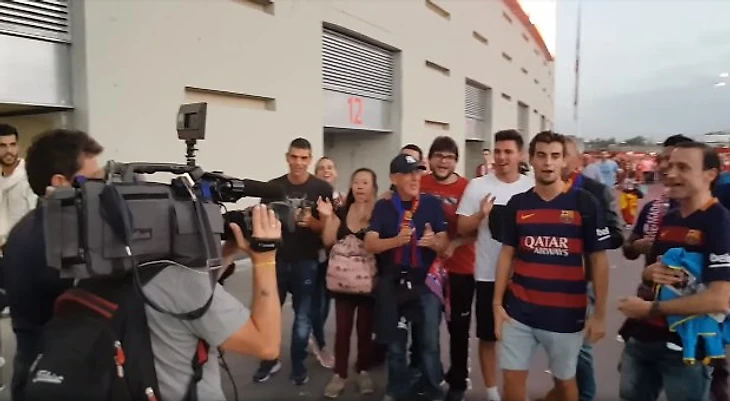 Пресса возле Ванды