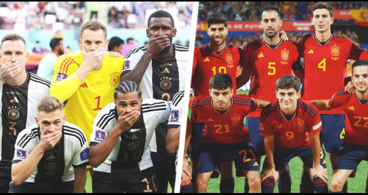 Сборная Испании и Германии объявили составы на матч ЧМ 2022