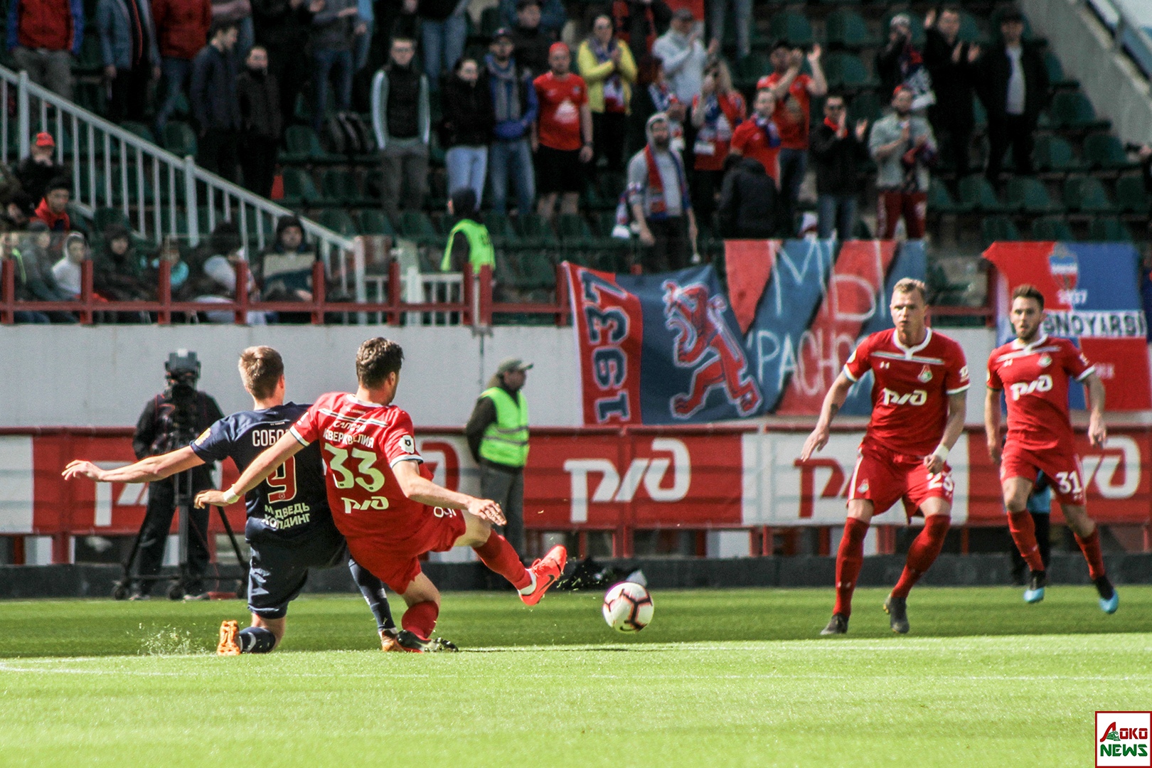 Локомотив - Енисей. Фото: Дмитрий Бурдонов / Loko.News