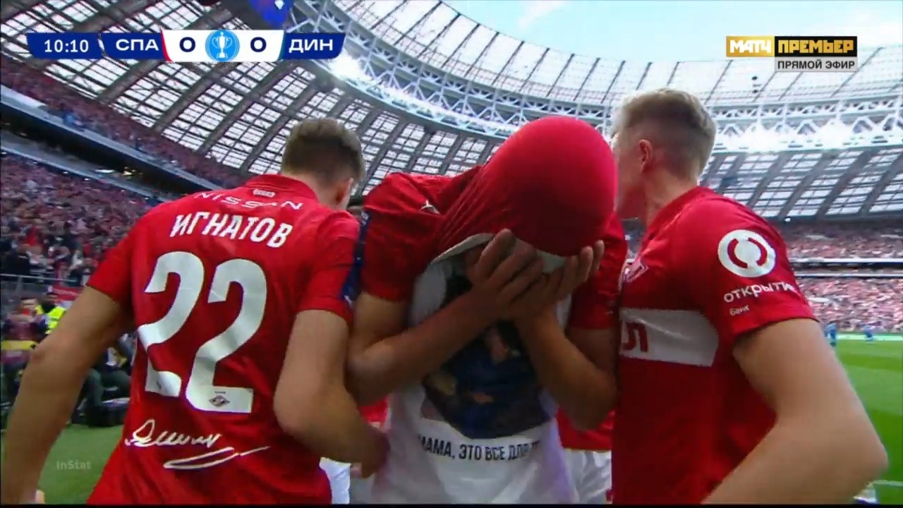 Соболев заплакал после гола в финале Кубка. Он посвятил его маме -  Россия-2024 - Блоги - Sports.ru