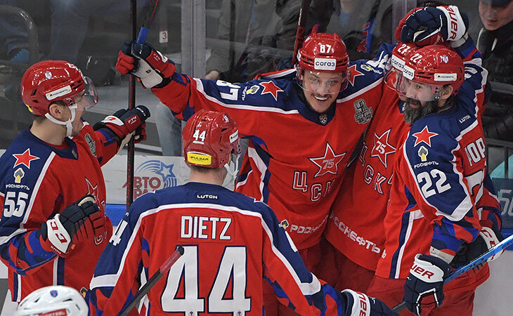 Мощнейший камбэк ЦСКА в третьем периоде: 5 голов за 10 минут, 2 – за 9 секунд!