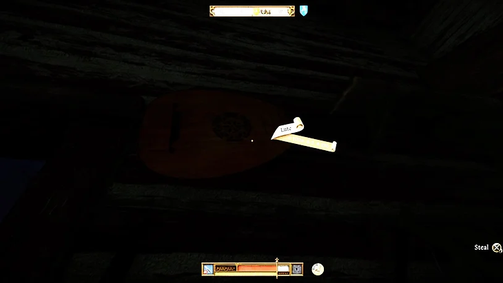 Придется искать лютню в полной темноте