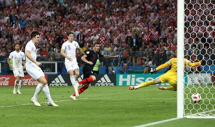 Марио Манджукич выводит сборную Хорватии в финал ЧМ-2018 | Getty Images