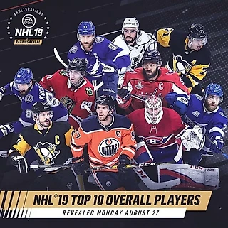 EA опубликовали ТОП10 хоккеистов в NHL19