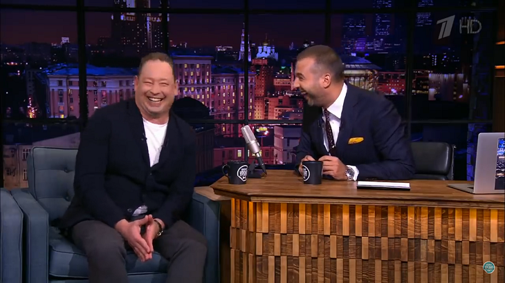 Слуцкий снова в «Вечернем Урганте»: потроллил Тарасова и написал ему в инсту, высказался о Кобе Брайанте