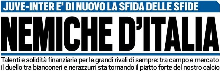 «Враги Италии». Заголовки Gazzetta, TuttoSport и Corriere за 3 февраля
