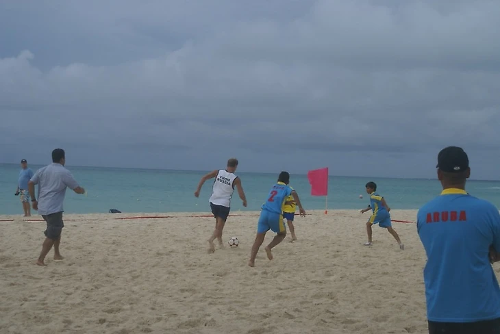 С министром спорта Арубы