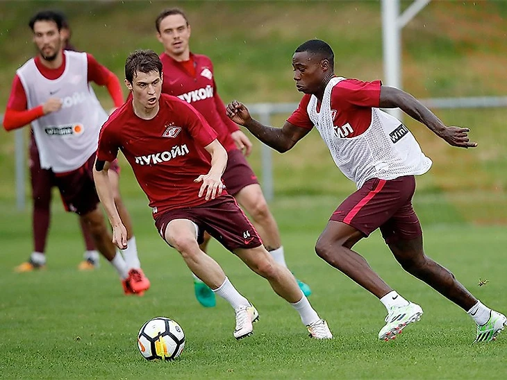 Спартак тренируется
