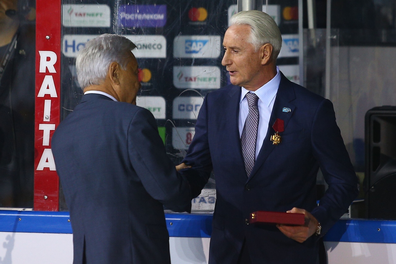 «Ак Барс» одержал победу над магнитогорским «Металлургом» на глазах Зинэтулы Билялетдинова