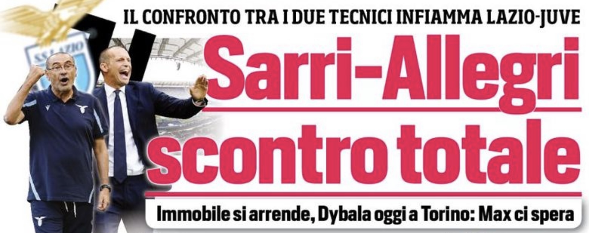 Сарри-Аллегри, тотальное столкновение. Заголовки Gazzetta, TuttoSport и Corriere за 18 ноября