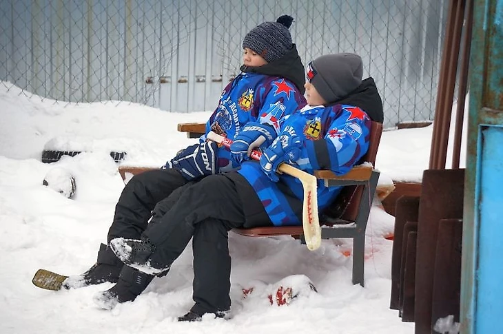 Фрагмент матча ХК &quout;Союз&quout; (Спасск) – ХК &quout;Башмаково&quout;