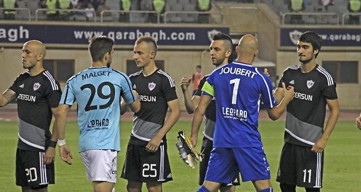 Dépassés par les événements dans la première demi-heure (2-0), les Dudelangeois ont par la suite tenu tête à Qarabag, mardi à Bakou. Suffisant pour rêver au retour ? (Photo : DR)