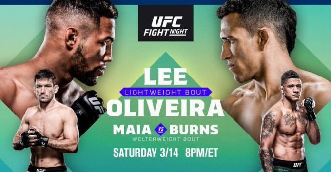 UFC, Никита Крылов, Ренато Мойкано, Демиан Майя, Кевин Ли, Алексей Кунченко, Чарльз Оливейра