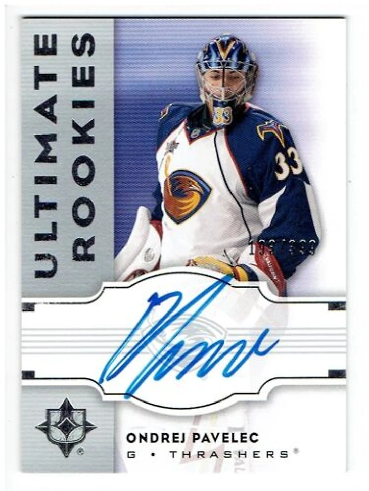Ondrej Pavelec 2007-08 Ultimate Collection Autograph Rookie Card #138 | eBay